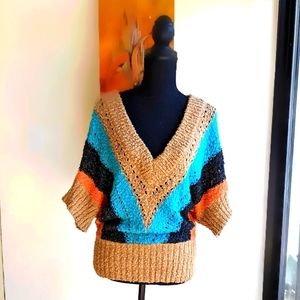 Vintage Trace Reese Dolman Knit Top M